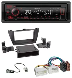Автомагнитола для Hyundai Tucson (2010-2015) Kenwood MP3, CD, USB, Bluetooth, DAB