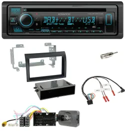 Автомагнитола для Citroen Jumper (с 2014) Kenwood Bluetooth, DAB, CD, USB, управление с руля
