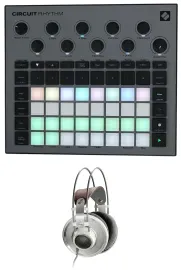 AKG K701 Studio Recording Reference Headphones+Novation Circuit Rhythm Groovebox