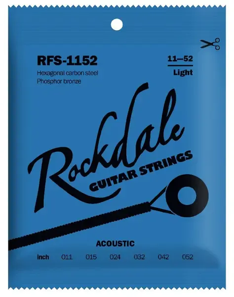 Струны для акустической гитары Rockdale RFS-1152 11-52, бронза фосфорная