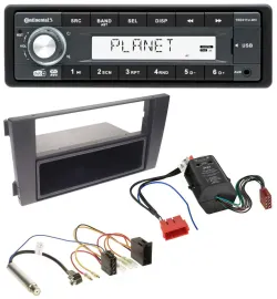 Continental MP3 AUX USB DAB 1DIN Autoradio für Audi A6 01-05 C5 Symphony Bose Ak
