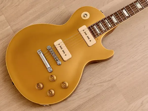 Электрогитара Gibson Les Paul Standard SS Goldtop '56-Style w/case USA 1989