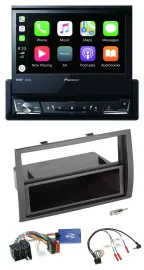 Pioneer DVD Bluetooth DAB USB Lenkrad Autoradio für Fiat Ducato 2008-2011 schwar