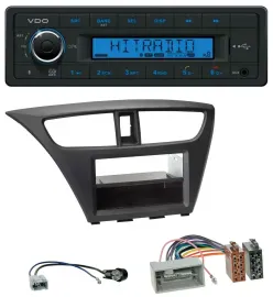 VDO AUX Bluetooth USB MP3 Autoradio für Honda Civic (ab 2012)