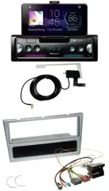 Автомагнитола Pioneer DAB Bluetooth MP3 USB для Opel Combo C, Corsa C, Tigra, Meriva