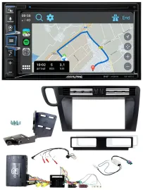 Alpine DAB TMC Bluetooth 2DIN USB Lenkrad Navigation für Audi Q5 8R 08-17 Infoad