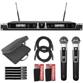 LD Systems U504.7 HHD 2 US Wireless Handheld Mic System with Case