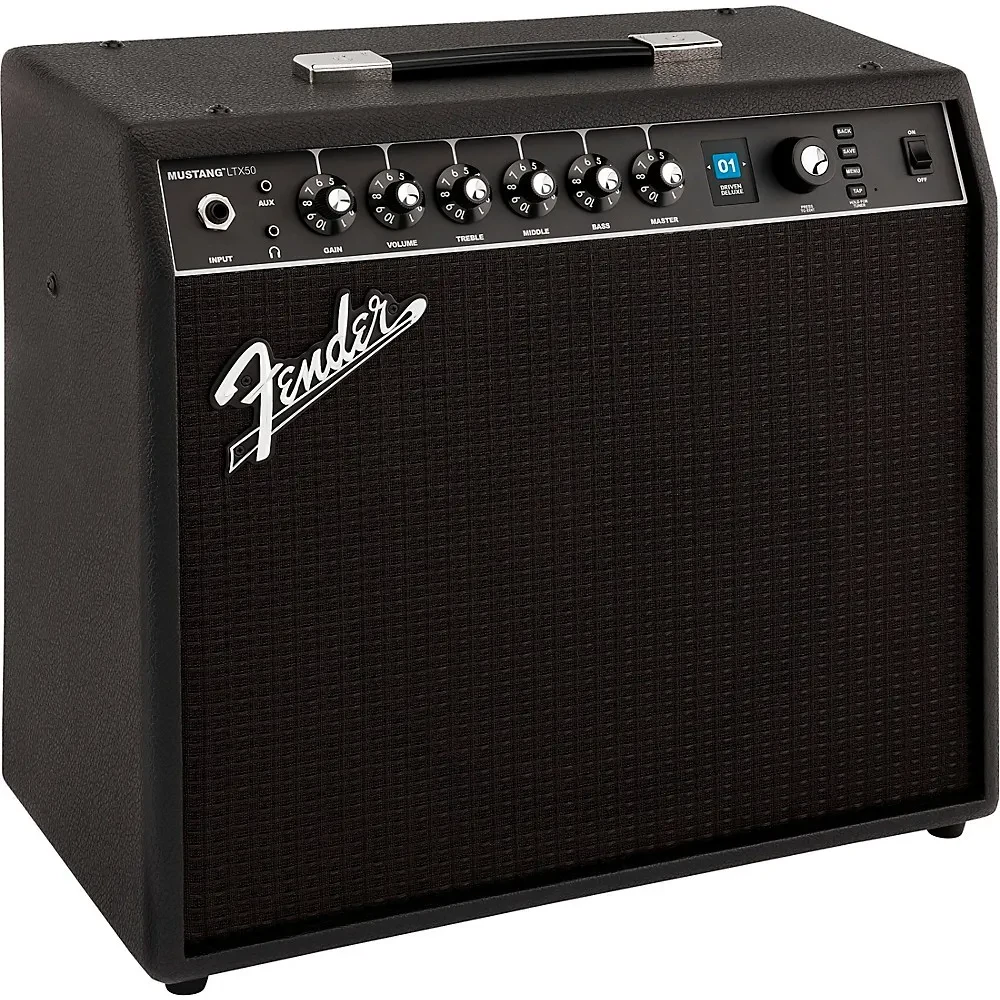 Fender Mustang LTX50 50W 1x12 Combo Amp Black