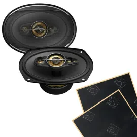 Автоколонки Pioneer TS-A6991F A-Series 6x9", коаксиальные с Sound Damping