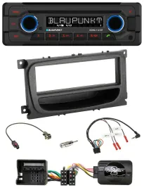 Автомагнитола для Ford Mondeo/S-Max 2007–2014 Blaupunkt MP3 CD Bluetooth USB черная