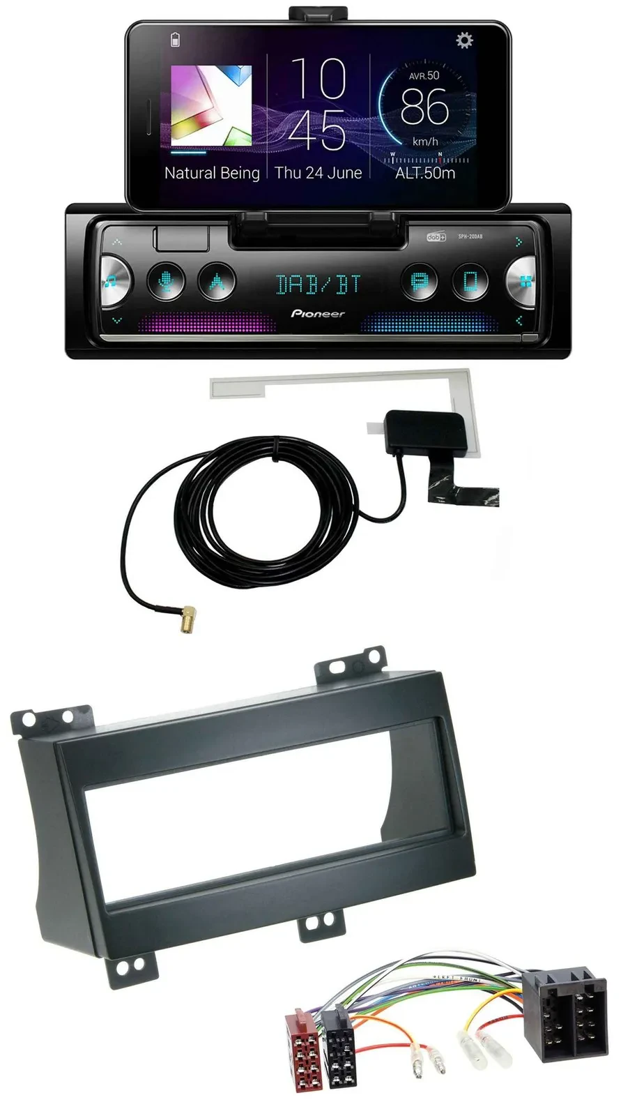 Автомагнитола для Kia Ceed (2007–2009) Pioneer DAB, Bluetooth, MP3, USB