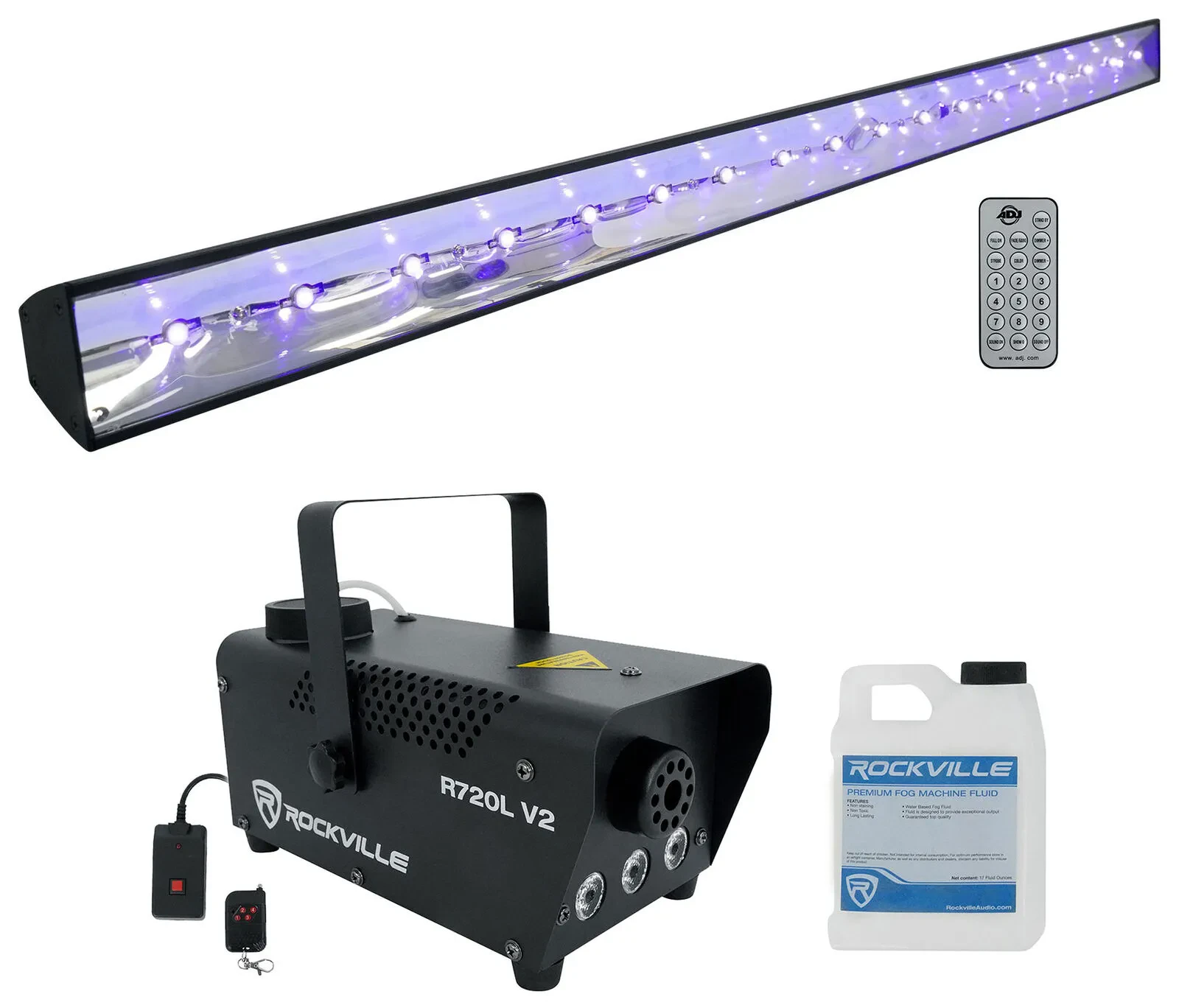 Комплект светового оборудования American DJ ECO BAR UV DMX+R720L V2