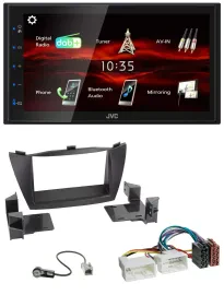 JVC USB Bluetooth MP3 DAB 2DIN Autoradio für Hyundai Tucson 2010-2015