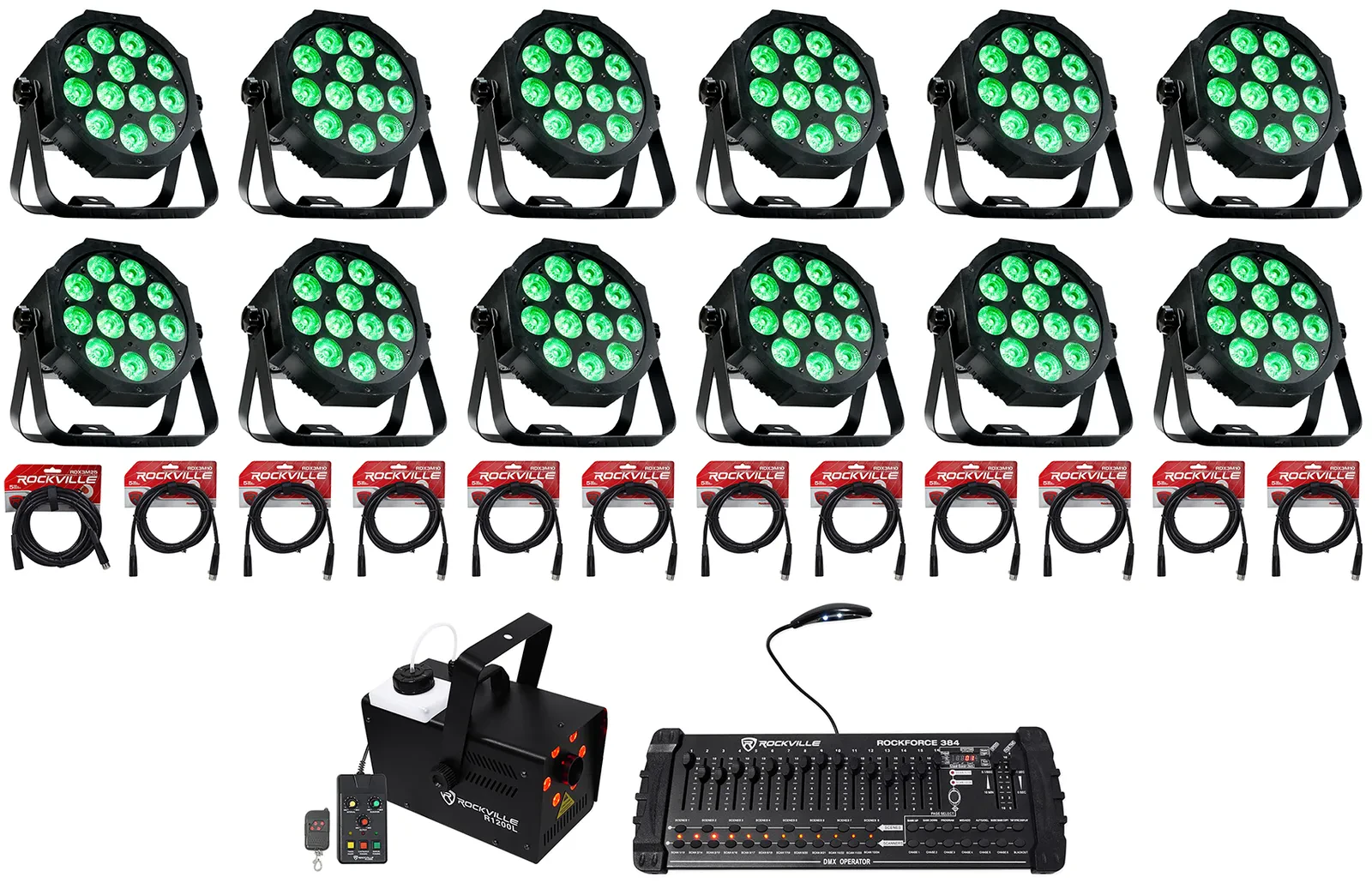 Комплект светового оборудования American DJ Mega 64 Profile EP+ROCKFORCE 384