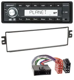 Автомагнитола Continental 1-DIN MP3 USB AUX DAB для Kia Rio/Clarus/Carens (до 2002)