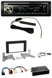 Pioneer MP3 USB CD DAB AUX Autoradio für Toyota Aygo AB7 ab 2022 mattschwarz