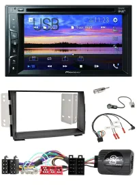 Pioneer Bluetooth 2DIN USB DVD DAB Lenkrad Autoradio für Kia Venga 2010-2019