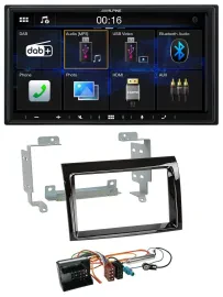 Alpine Bluetooth 2DIN MP3 DAB USB Autoradio für Citroen Jumper 2006-2011 Piano