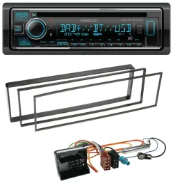 Kenwood MP3 Bluetooth DAB USB CD Autoradio für Peugeot 307, 1007 (2001-2009)