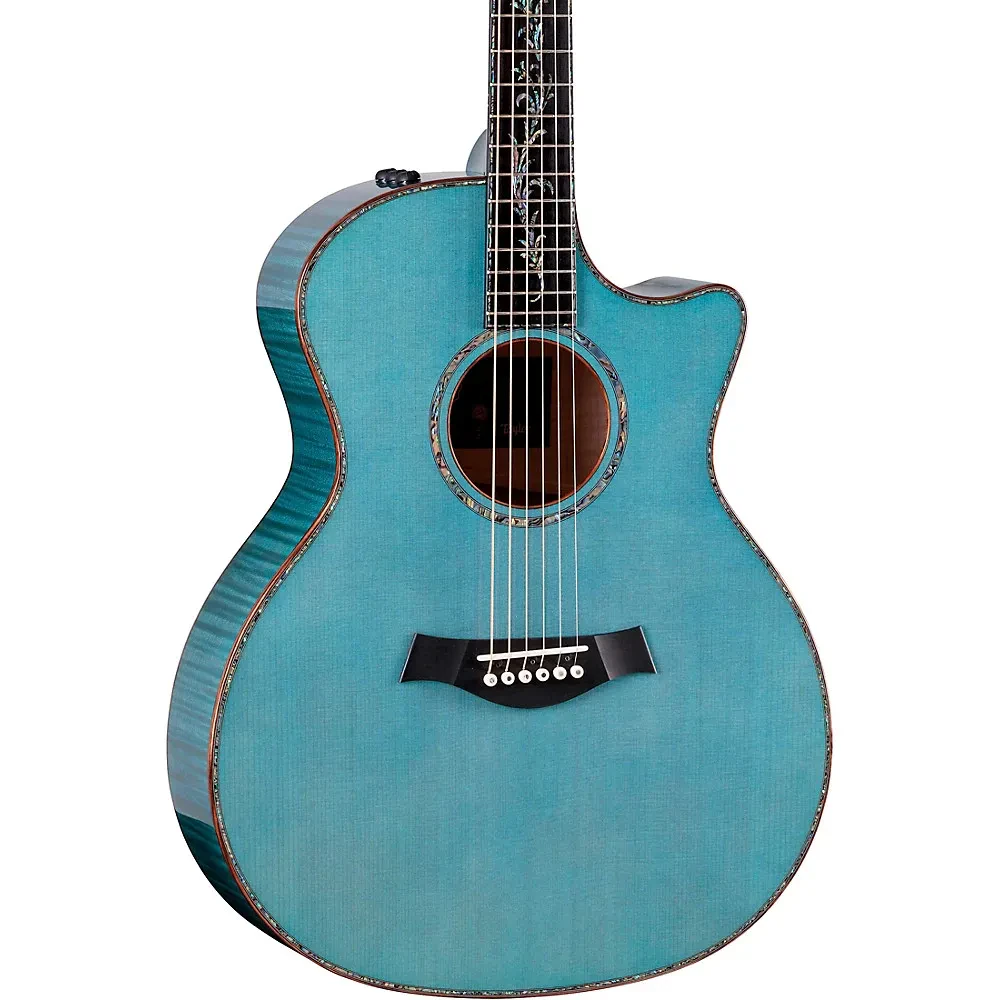 Taylor 2026 Catch Custom #23 C14ce Grand Auditorium A/E Guitar - Koi Blue