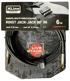 Инструментальный кабель Xline Cables RINST JACK-JACK 9006 6 м