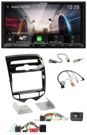 Kenwood Lenkrad 2DIN USB DAB Bluetooth Autoradio für Hyundai ix20 ab 10 autom. K