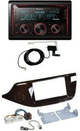 Pioneer 2DIN MP3 DAB USB CD Bluetooth Autoradio für Kia Ceed ab 12 glänzend