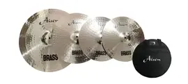 Набор тарелок для барабанов AISEN Brass Cymbal Pack с чехлом
