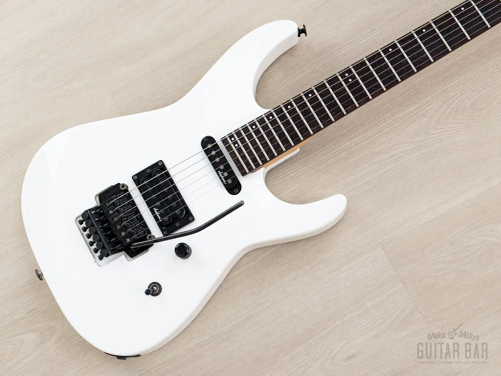 1990 Charvel by Jackson Super Dinky SDK-070-SH Snow White w/ Floyd Rose, Japan