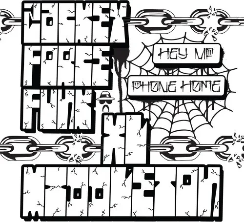 Виниловая пластинка Zackey Force Funk - Hey Mf B/w Phone Home [New 7" Vinyl]
