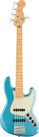 Бас-гитара Fender Player Plus Active Jazz Bass V Maple FB Opal Spark