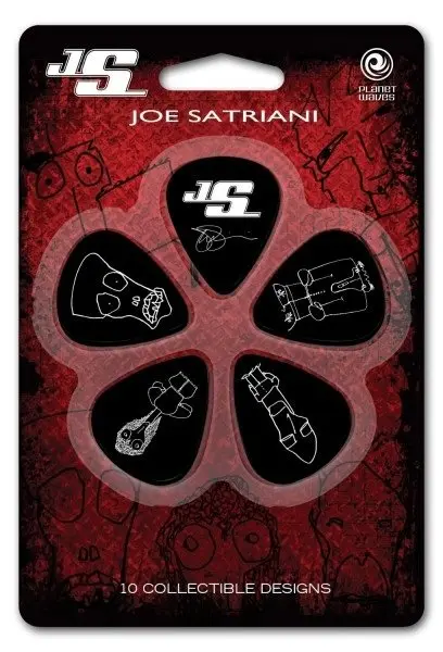 Медиаторы Planet Waves Joe Satriani 1CBK410JS