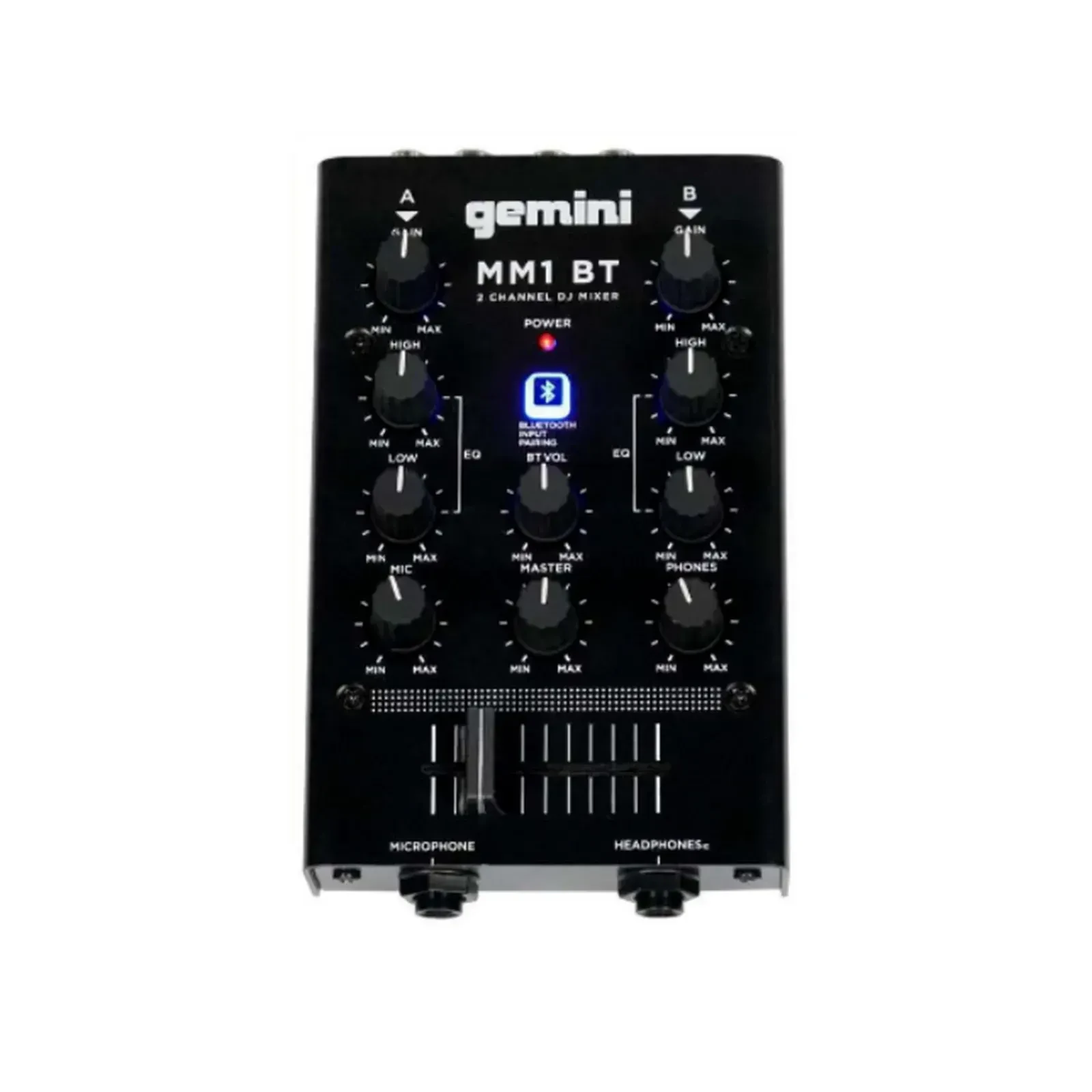 Б/У DJ-микшер Gemini MM1BT 2-канальный с Bluetooth