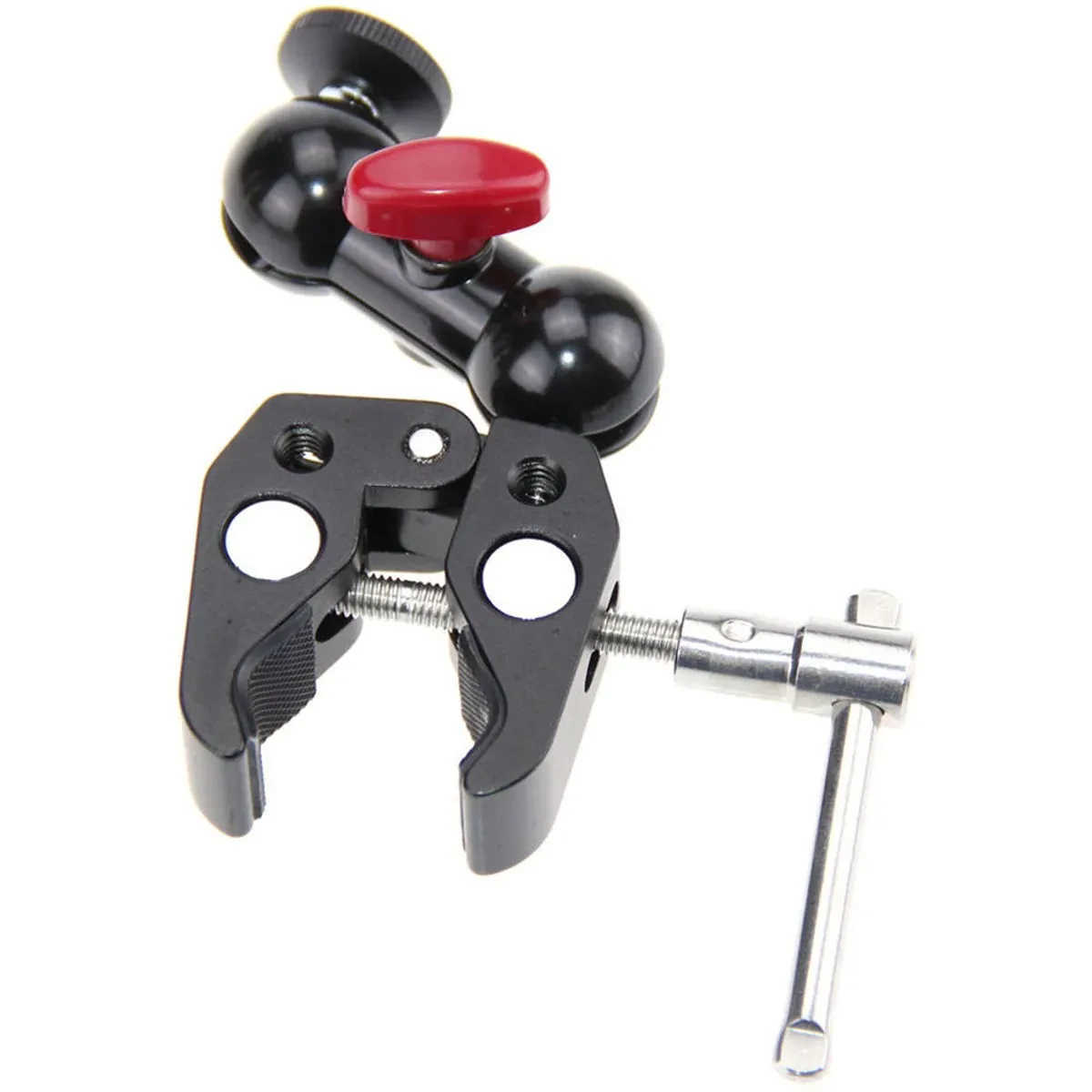 CAMVATE Super Clamp with 360 Degree Rotating Mini Ball Head Mount