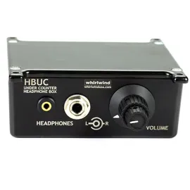 Whirlwind HBUC Under Counter Passive, Stereo Headphone Control Box