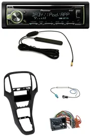 Автомагнитола Pioneer для Opel Astra J (с 2009), CD/MP3, USB, DAB, AUX, черный перламутровый