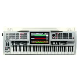 OAX1 Profi Arranger Keyboard 76-Tasten Perlmutt Weiss Touch Display 1500 Sounds