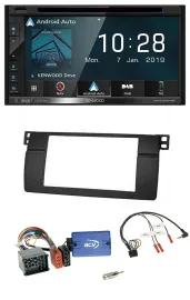 Kenwood DAB TMC USB 2DIN Lenkrad Bluetooth Navigation für BMW 3er E46 00-06 Prof