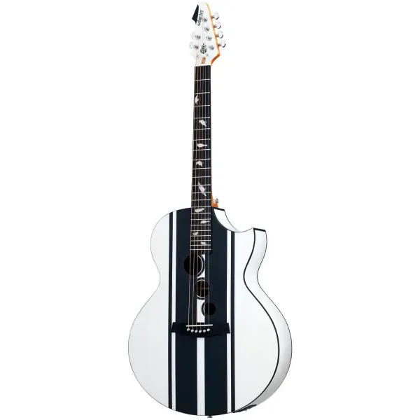 Электроакустическая гитара Schecter DJ Ashba Signature Grand Auditorium Satin White