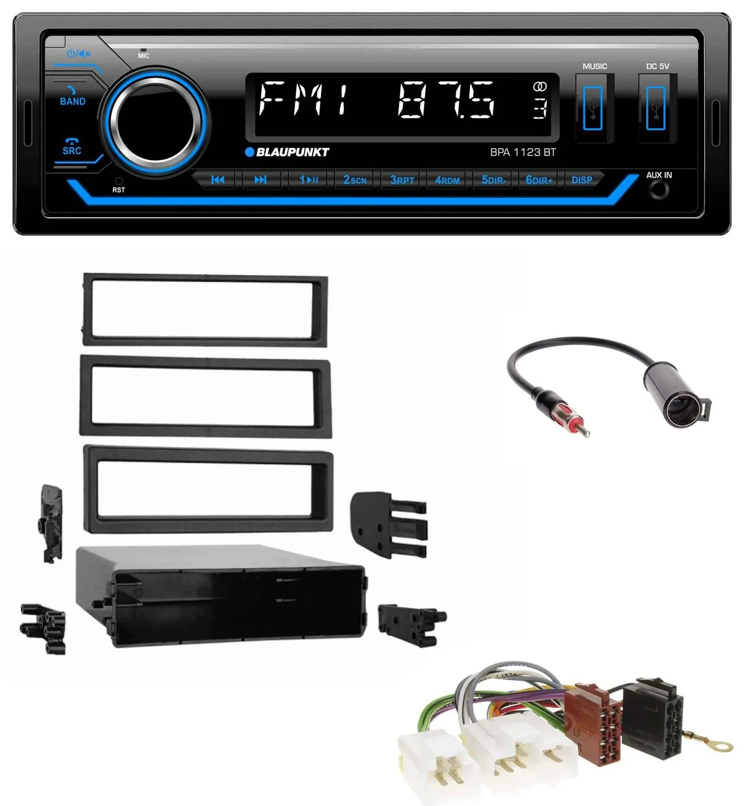 Blaupunkt MP3 Bluetooth USB AUX Autoradio für Nissan 200 SX 1994-1998 240 SX 199