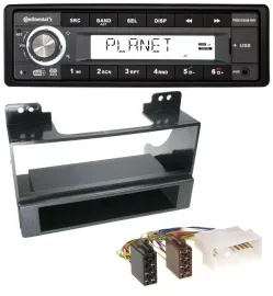 Continental USB 1DIN AUX DAB MP3 Autoradio für Kia Carnival (ab 2006)
