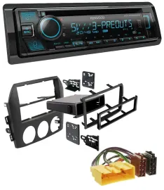 Kenwood Bluetooth USB CD MP3 DAB Autoradio für Mazda MX-5 (2005-2008)