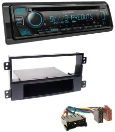 Kenwood Bluetooth USB CD MP3 DAB Autoradio für Hyundai Sonata NF 02-05 schwarz