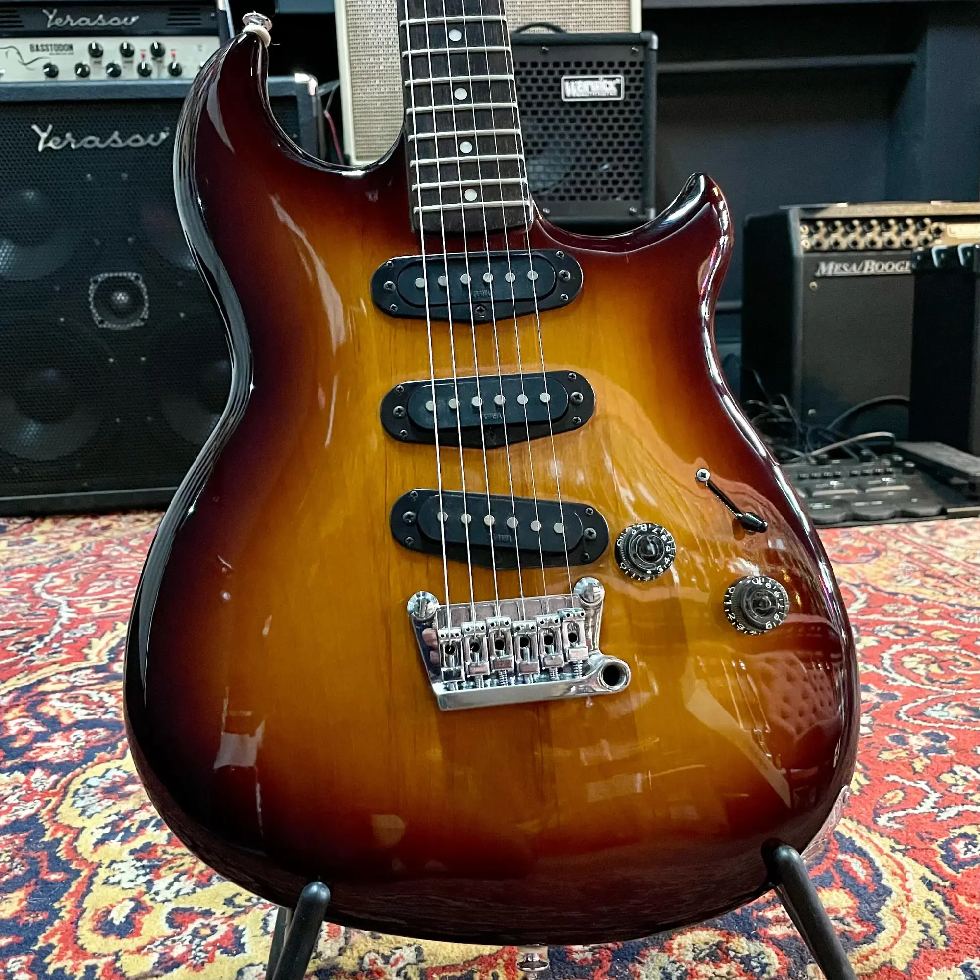 Электрогитара Yamaha SC3000 Supercombinator SSS w/gigbag Tobacco Burst Japan 1970s