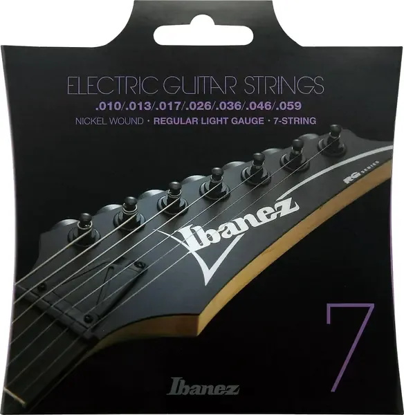 Струны для 7-струнной электрогитары Ibanez IEGS71 Electric 10-59
