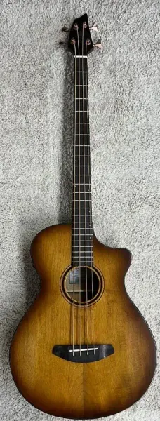 Бас-гитара акустическая Breedlove Pursuit Exotic S CE Amber Burst