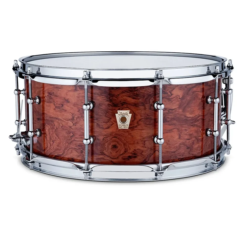 Малый барабан Ludwig Classic Maple Exotic 14" x 6.5", бубинга (наружный шпон)