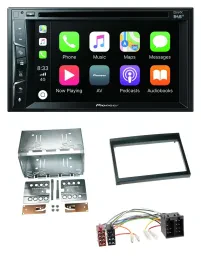 Pioneer MP3 USB DVD Bluetooth DAB 2DIN Autoradio für Porsche Boxster 1996-2004