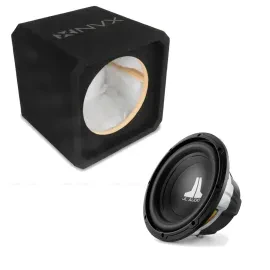 NVX NE101S Single 10" Sealed 3/4" MDF Subwoofer Enclosure