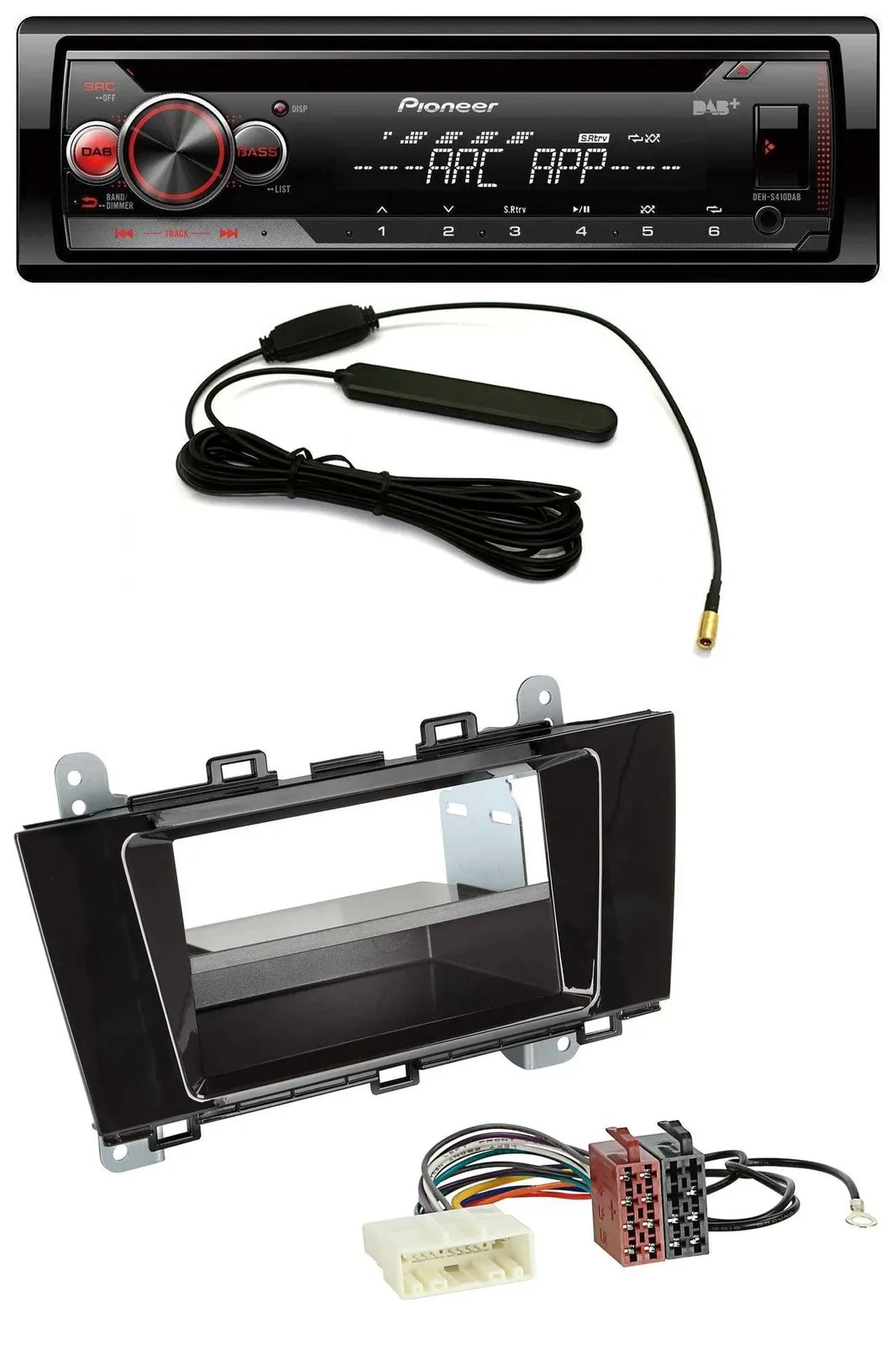 Pioneer CD USB AUX DAB MP3 Autoradio für Subaru Outback (ab 2015)